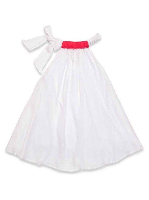 Robe  de Cérémonie   Voile de Coton Col  angé  ALIZEE - La Faute à Voltaire - Kiabi