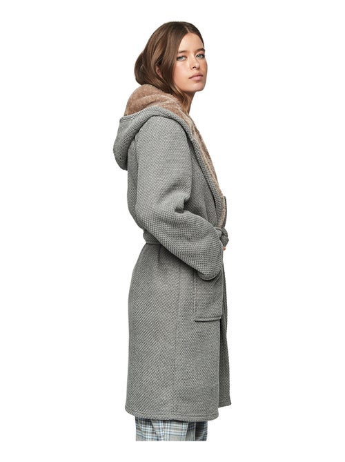 Robe de chambre à capuche unisexe PC1 STYLE ADD - Kiabi