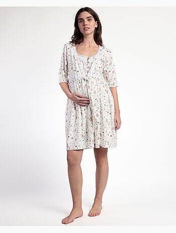 Robe de chambre à manches françaises Disney Lady Mum pour femme
