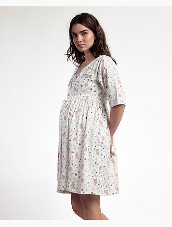 Robe de chambre à manches françaises Disney Lady Mum pour femme