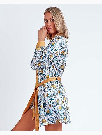 Robe de chambre à manches longues pour femme ADMAS GARDEN Bright Garden
