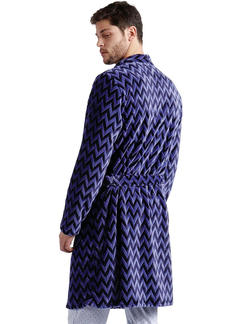 Robe de chambre Arrows Bleu - Kiabi