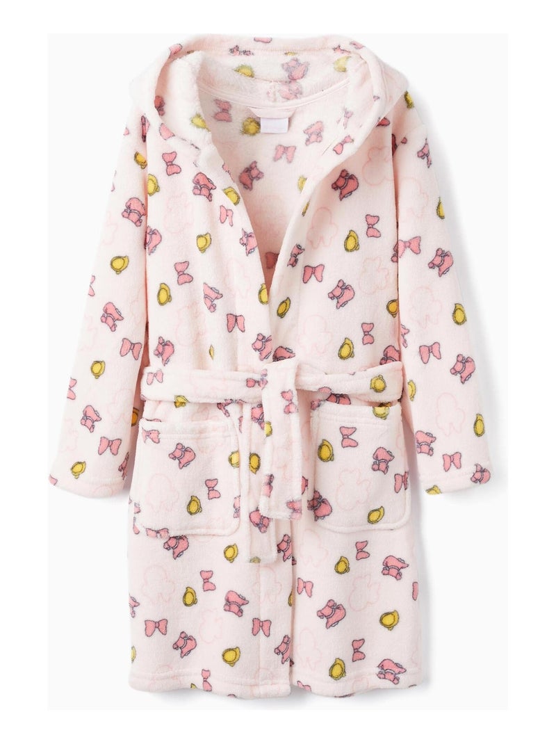 Robe de Chambre avec capuche pour fille 'Minnie'   MINNIE Rose clair - Kiabi
