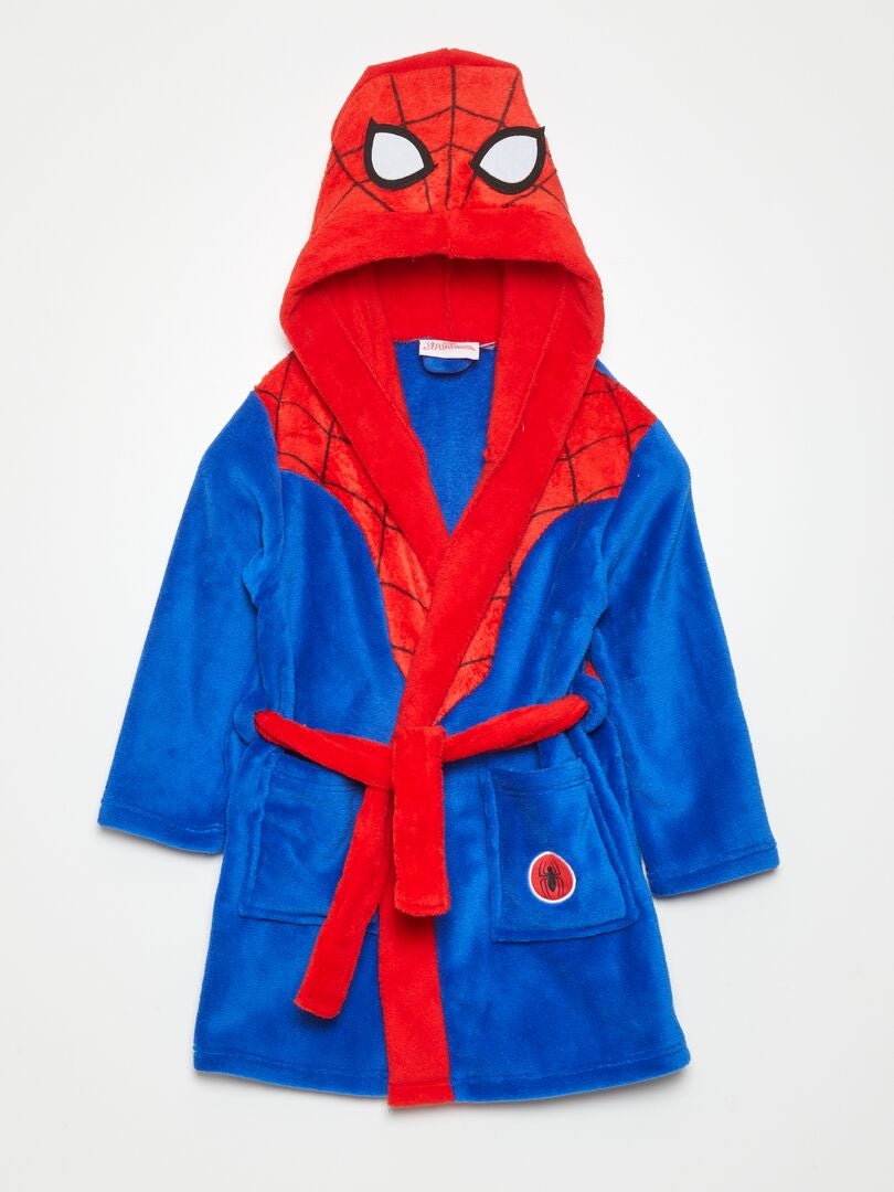 Robe de chambre avec capuche 'Spider-Man' - Rouge - Kiabi - 12.00€