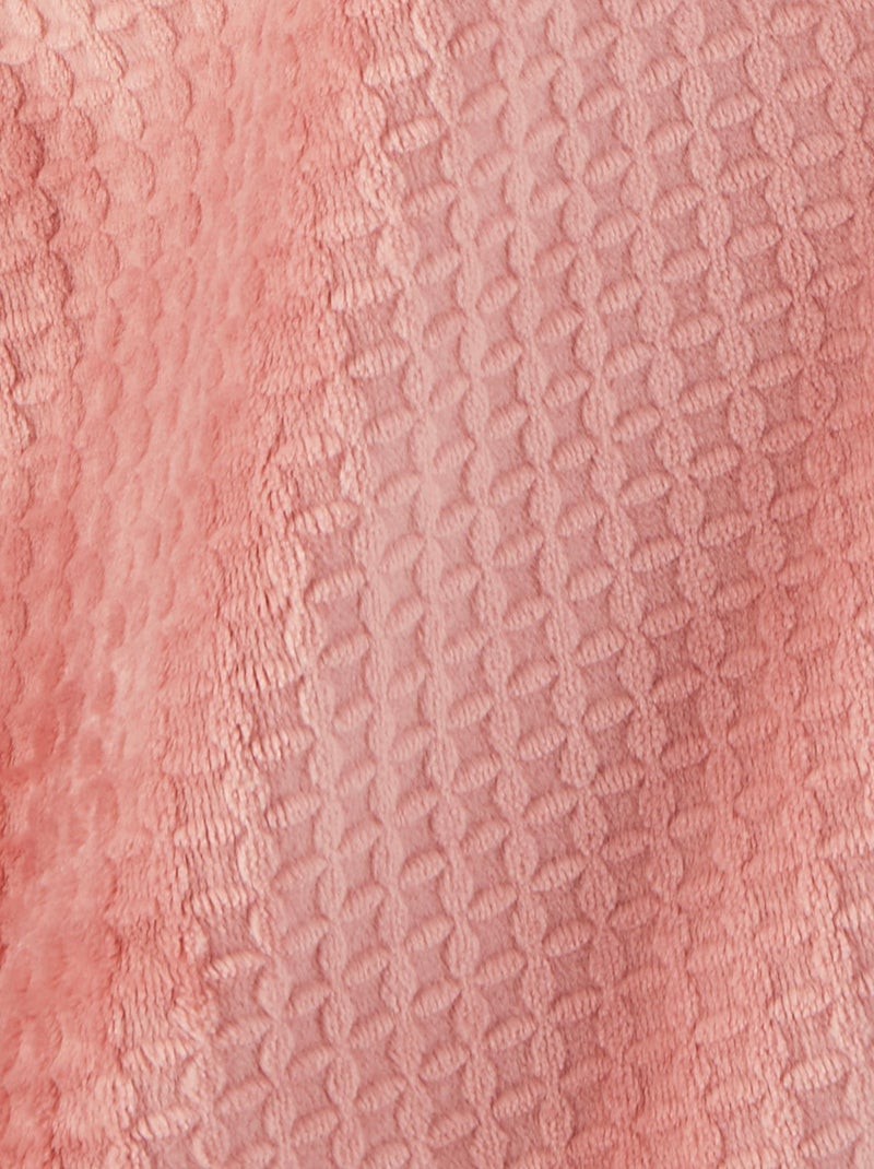 Robe de chambre boutonnée maille chaude Thermolactyl - Damart Rose - Kiabi