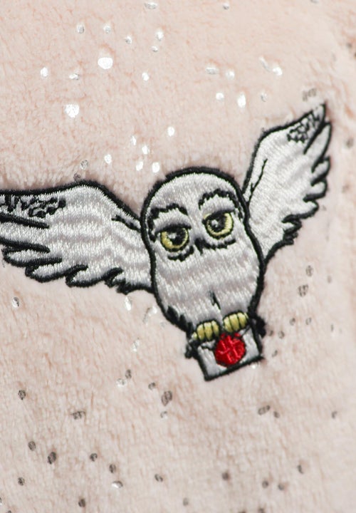 Robe de chambre brodée à capuche, HARRY POTTER HEDWIGE - Kiabi