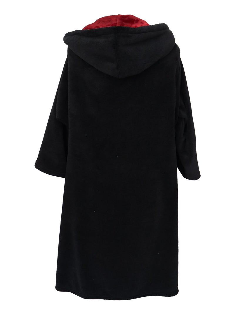Robe de chambre brodée à capuche, HARRY POTTER SCHOOL Noir - Kiabi