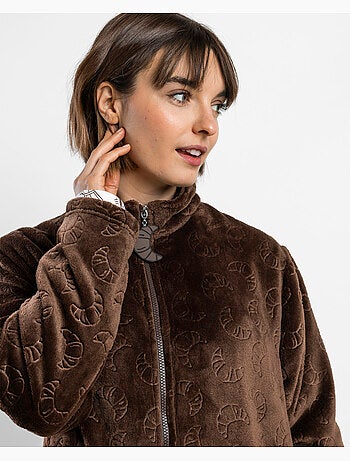 Robe de chambre chaude à manches longues ADMAS pour femme