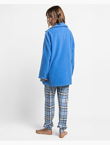 Robe de chambre chaude à manches longues ADMAS pour femme, modèle Sherpa Dreams