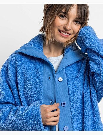 Robe de chambre chaude à manches longues ADMAS pour femme, modèle Sherpa Dreams