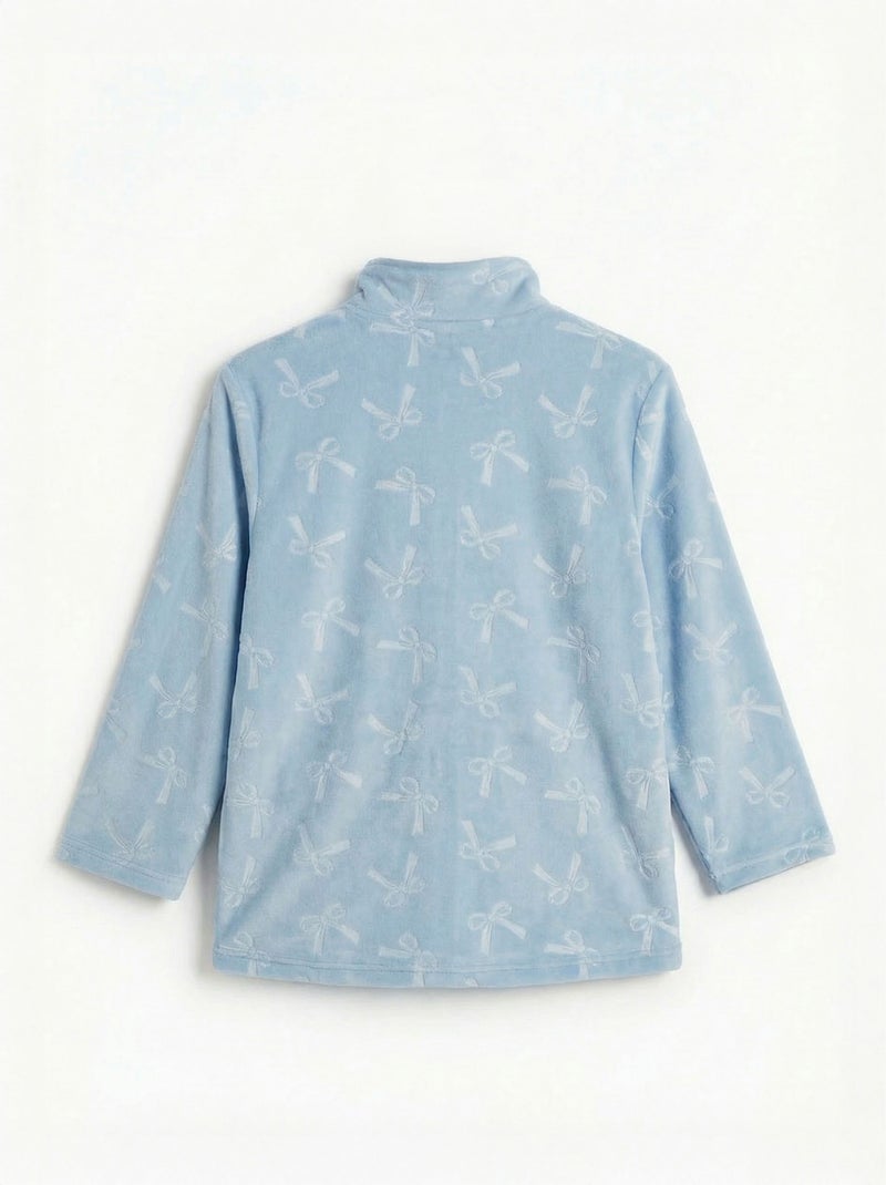 Robe de chambre chaude à manches longues Disney Coquette Friends pour filles Bleu - Kiabi