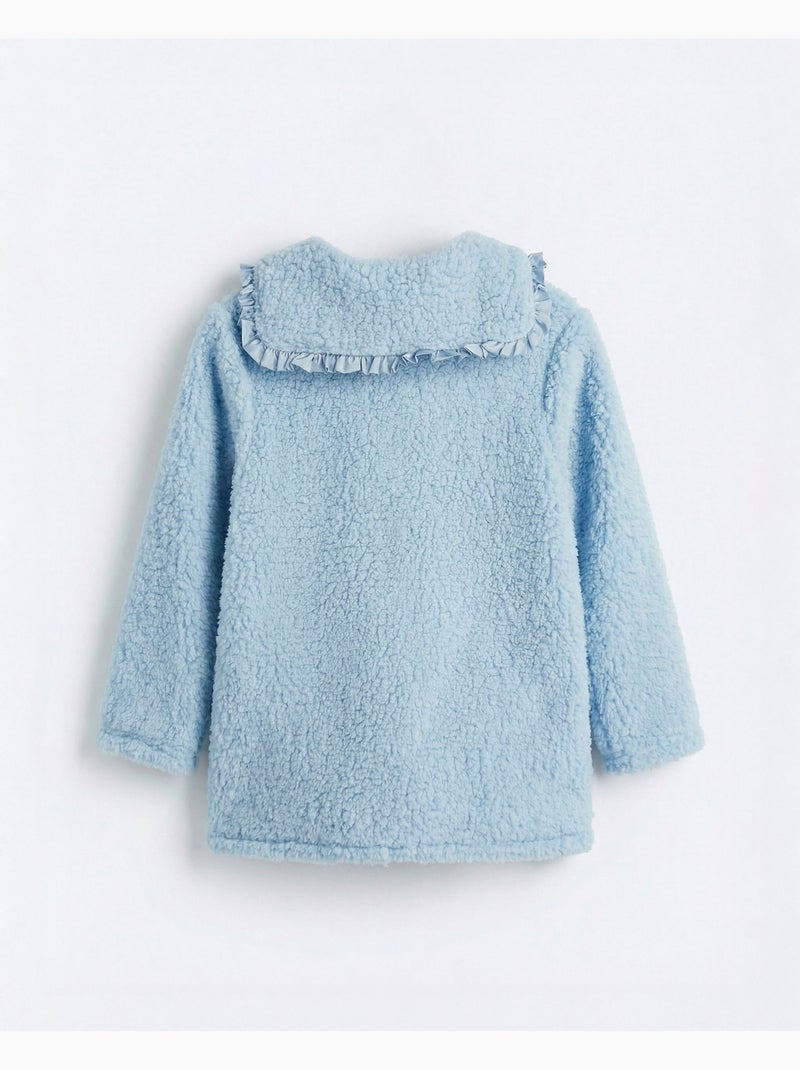 Robe de chambre chaude à manches longues Disney Coquette Friends pour filles Bleu - Kiabi
