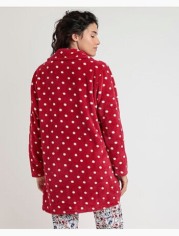 Robe de chambre chaude à manches longues Minnie Mouse Disney pour étudiantes