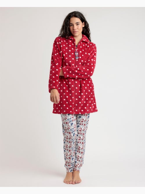 Robe de chambre chaude à manches longues Minnie Mouse Disney pour étudiantes - Kiabi Robe de chambre chaude à manches longues Minnie Mouse Disney pour étudiantes - Kiabi