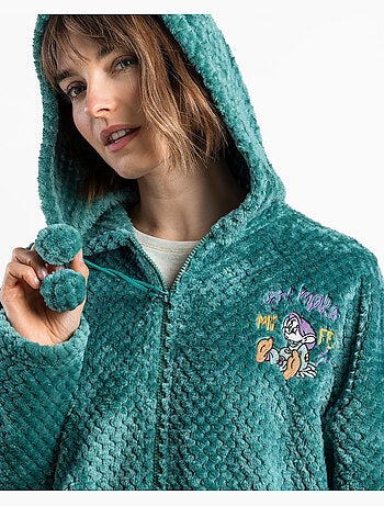 Robe de chambre chaude à manches longues pour femme Disney, motif Simplet