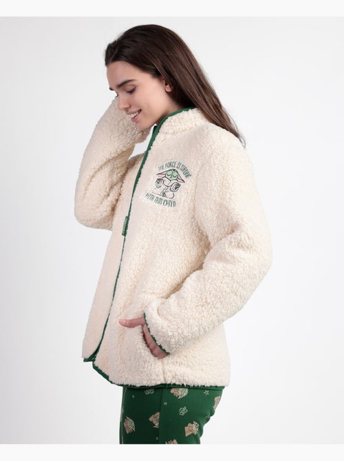 Robe de chambre chaude à manches longues pour femme STAR WARS MANDALORIAN Grogu - Kiabi Robe de chambre chaude à manches longues pour femme STAR WARS MANDALORIAN Grogu - Kiabi