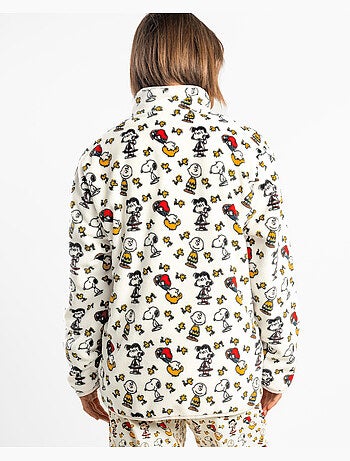 Robe de chambre chaude à manches longues pour femmes PEANUTS