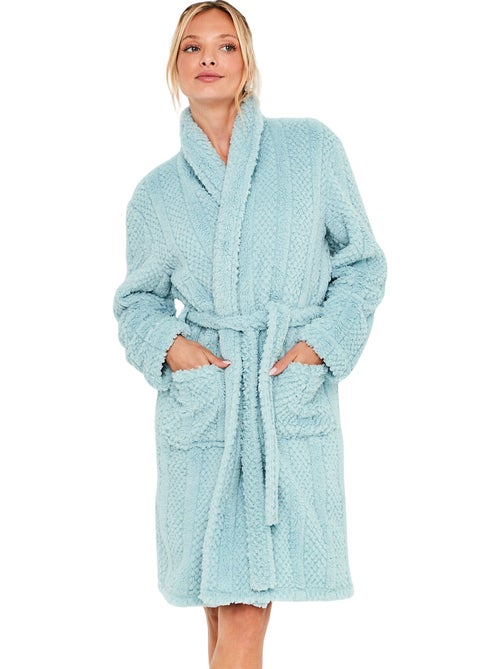 Robe de chambre col châle pc2 - Kiabi Robe de chambre col châle pc2 - Kiabi