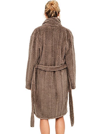 Robe de chambre col châle pc2