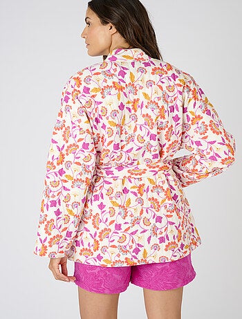 Robe de chambre courte matelassée - Damart