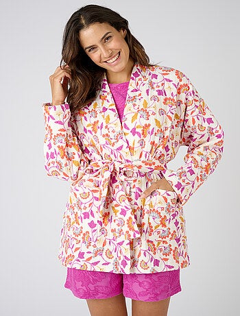 Robe de chambre courte matelassée - Damart