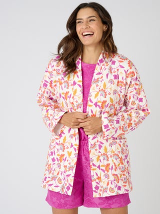 Robe de chambre courte matelassée - Damart
