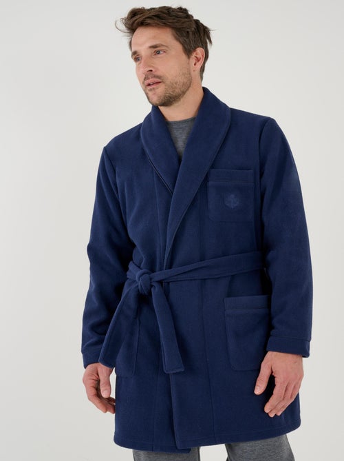 Robe de chambre courte Thermolactyl en maille polaire - Damart - Kiabi