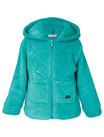 ROBE DE CHAMBRE COURTE TURQUOISE