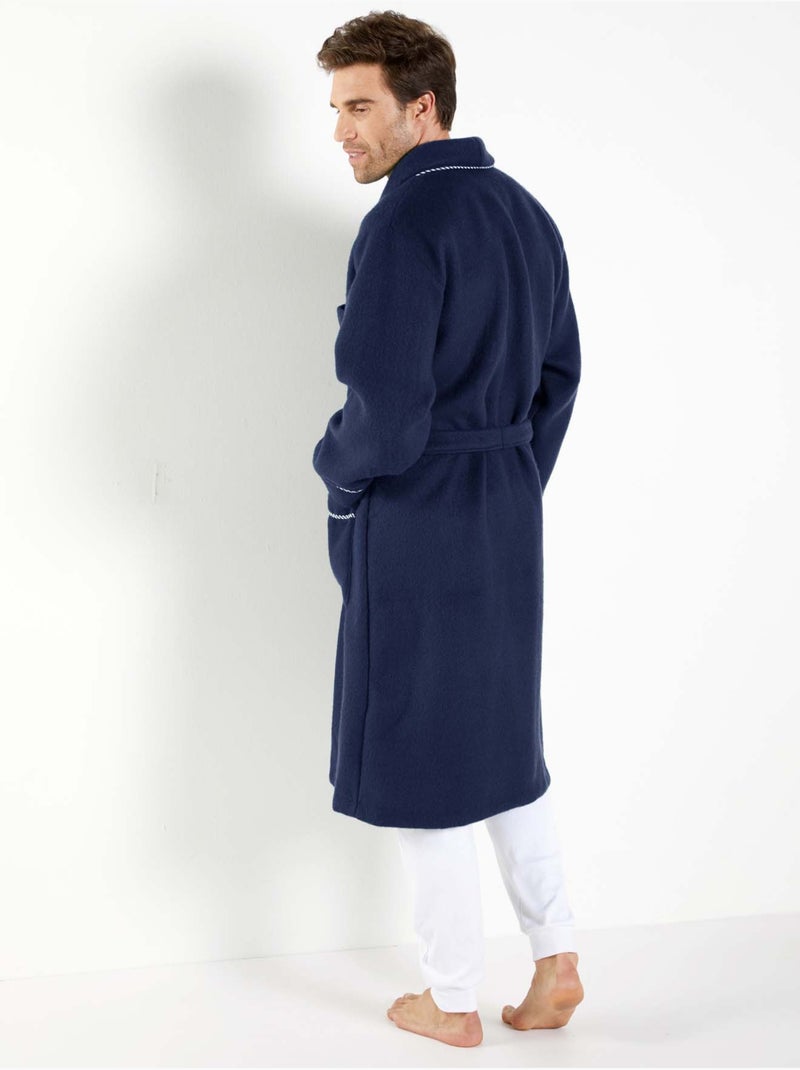 Robe de chambre courtelle - DAXON Bleu marine - Kiabi