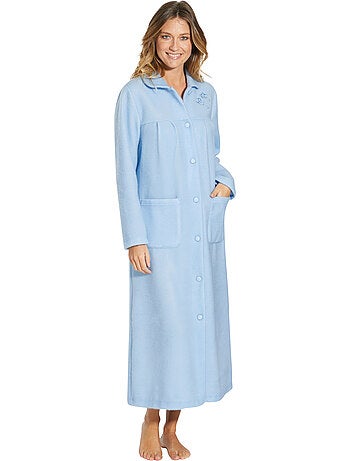 Robe de chambre courtelle col Claudine - DAXON