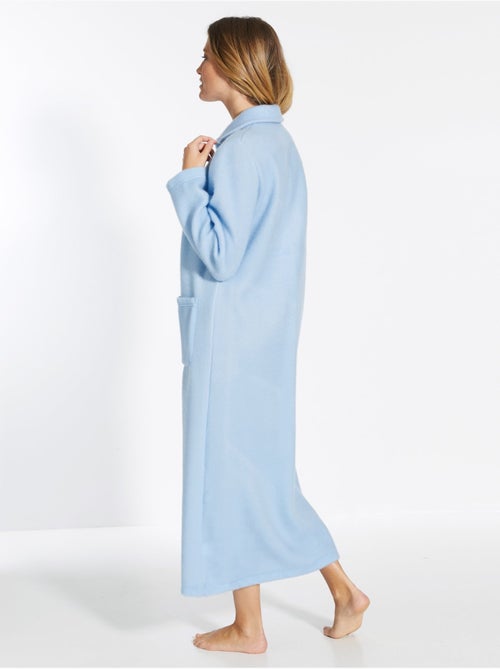 Robe de chambre courtelle col Claudine - DAXON - Kiabi