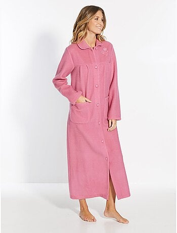 Robe de chambre courtelle col Claudine - DAXON
