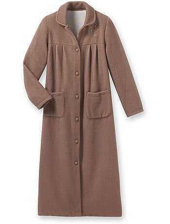 Robe de chambre courtelle col Claudine