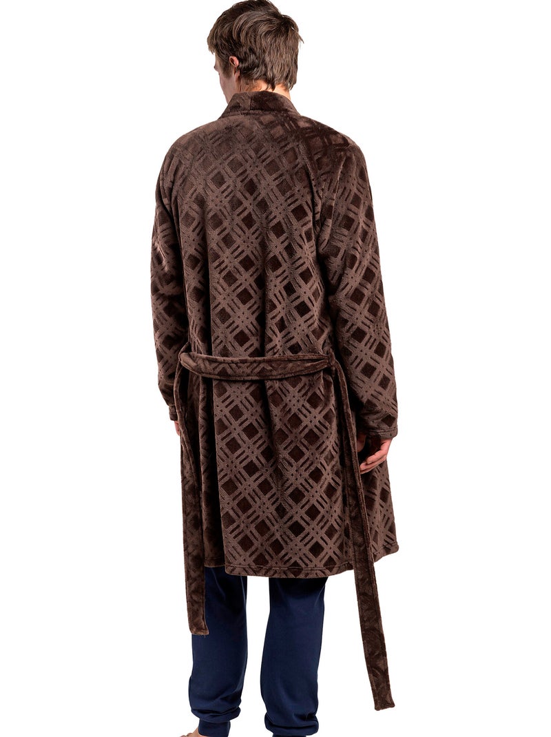 Robe de chambre dapper antonio miro Marron - Kiabi