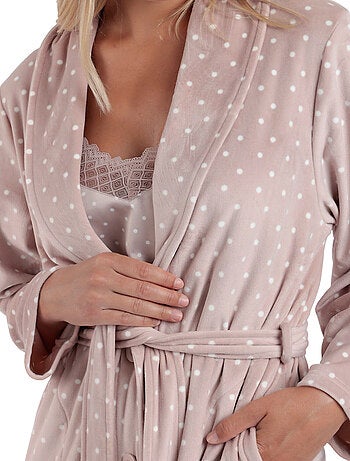 Robe de chambre Dots Lace