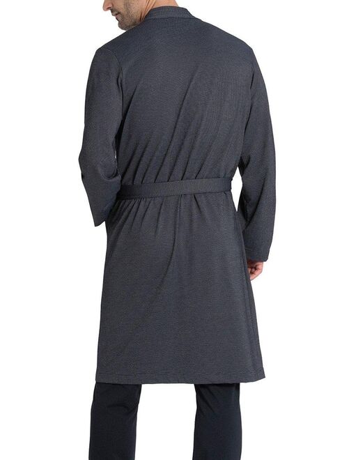 Robe de chambre en coton et modal Ren - Kiabi