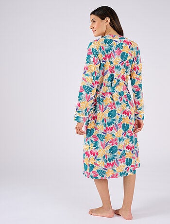 Robe de chambre en maille jersey pur coton - Damart