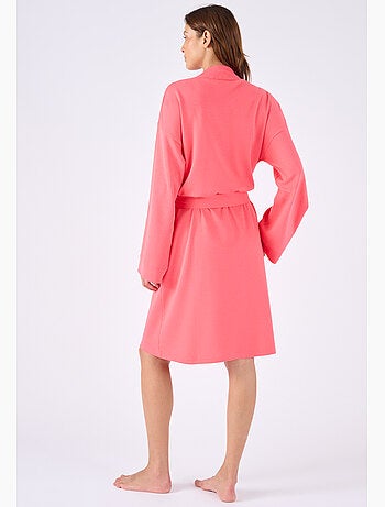 Robe de chambre en maille nid d'abeille - Damart