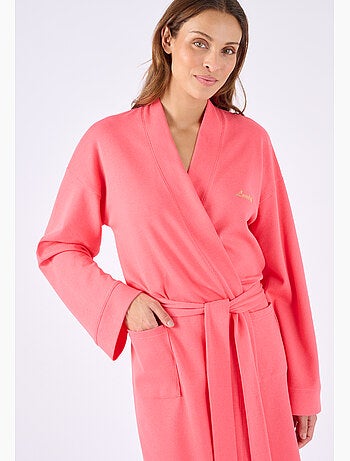 Robe de chambre en maille nid d'abeille - Damart