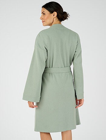 Robe de chambre en maille nid d'abeille - Damart