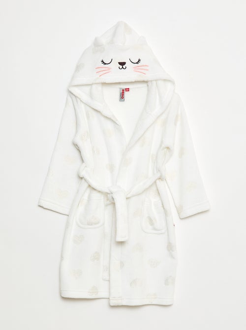 Robe de chambre en polaire - Kiabi