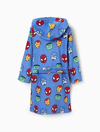 Robe de chambre en polaire corail à motif des Avengers