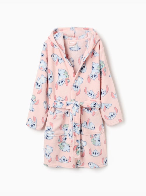 Robe de chambre en polaire corail avec motif Stitch - Kiabi