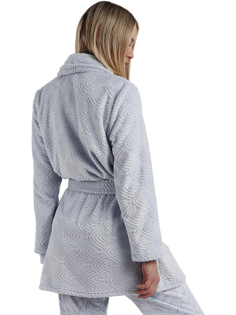 Robe de chambre Forever Together Bleu ciel - Kiabi
