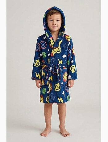 Robe de chambre garçon avengers - licence officielle