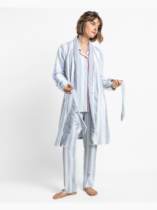 Robe de chambre light stripes - Kiabi Robe de chambre light stripes - Kiabi