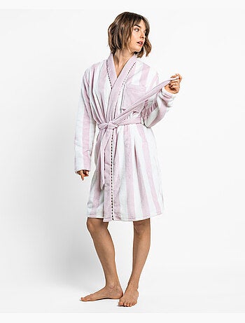Robe de chambre light stripes