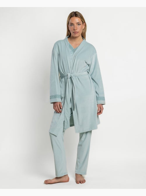 Robe de chambre luxury guipure - Kiabi Robe de chambre luxury guipure - Kiabi