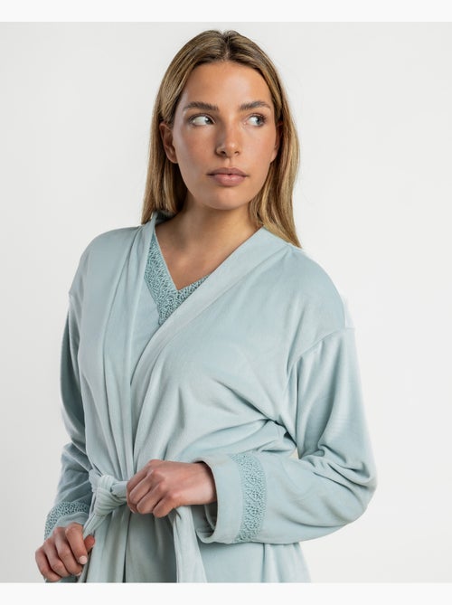 Robe de chambre luxury guipure - Kiabi Robe de chambre luxury guipure - Kiabi