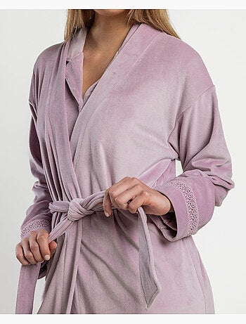 Robe de chambre luxury guipure